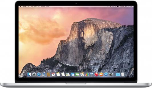 Ноутбук Apple MacBook Pro 15.4" 2880x1800 Intel Core i7 256 Gb 16Gb Intel Iris Pro Graphics серебристый Mac OS X MJLQ2RU/A
