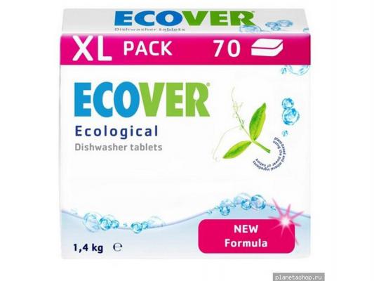 Купить Бытовая химия.Сопутствующие товары   Экологические таблетки Ecover для посудомоечной машины 1.4кг 00593