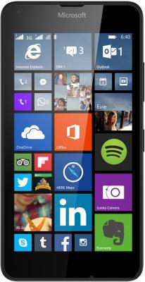 Смартфон Microsoft Lumia 640 3G Dual Sim черный 5" 8 Гб —
