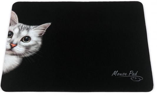 Коврик для мыши Dialog PM-H15 черный с рисунком Cat