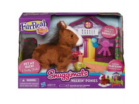 Интерактивная игрушка Hasbro Fur Real Friends Ходячие ласковые зверята Пони от 4 лет коричневый А2536