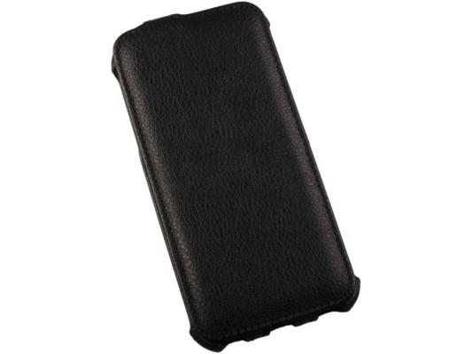 Чехол LP для Samsung Galaxy S6 Edge раскладной кожа черный 0L-00000755
