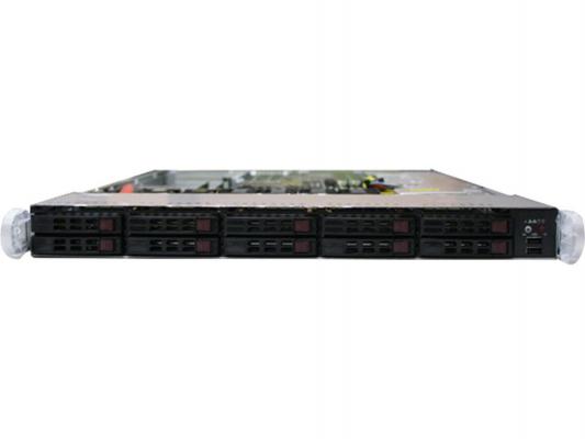 Серверная платформа Supermicro SYS-1027R-WC1RT 1U 2хLGA2011 C602J 16xDDR3 10x2.5" SAS/SATA 2xGigabit Ethernet 700Вт
