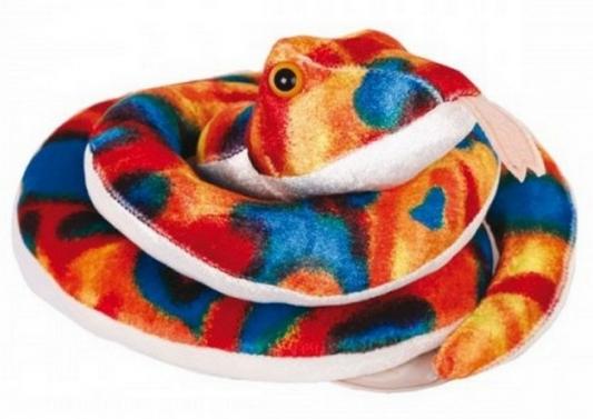Мягкая игрушка Gulliver Змейка Пеструшка 27 см 21950901 цвет радуга