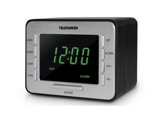 Часы с радиоприёмником Telefunken Telefunken TF-1508 чёрный зелёный