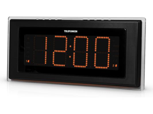 Часы с радиоприёмником Telefunken Telefunken TF-1541 чёрный оранжевый