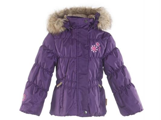 Куртка Huppa Mirabel фиолетовая полиэстер с капюшоном 116 см 1718AW14-083-116