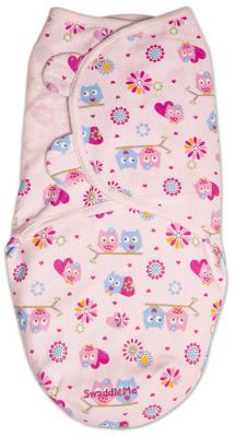 Конверт для пеленания с 2 способами фиксации L Summer Infant Wrap Sack (розовые сердца)