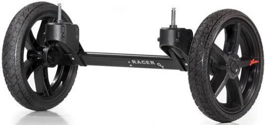 Система сменных колес Quad для коляски Hartan Racer GT (черный/оранжевый)