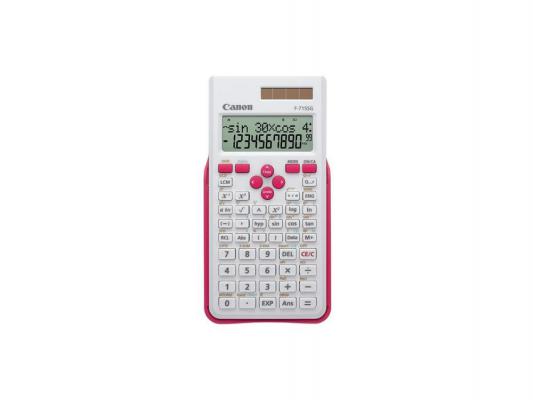 Калькулятор Canon F-715SG-WHM 12 разрядов двойное питание бело-розовый