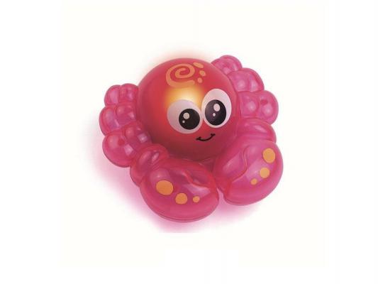 Интерактивная игрушка Happy Kid крабик от 1 года розовый 4318