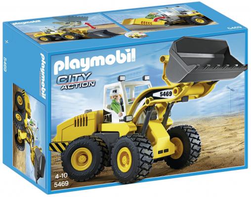 Конструктор Playmobil Стройка: Большой фронтальный погрузчик 11 элементов 5469pm