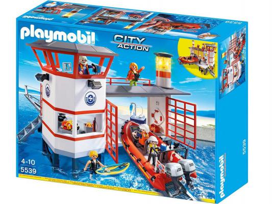 Конструктор Playmobil Береговая охрана: Береговая станция с маяком 132 элемента 5539pm