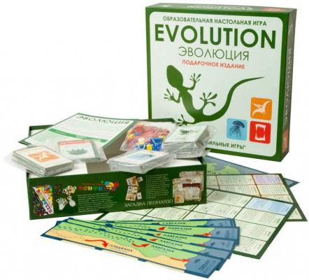 Настольная игра Правильные игры стратегическая Эволюция. Подарочный набор. 3 выпуска игры + 18 новых карт 13-01-04