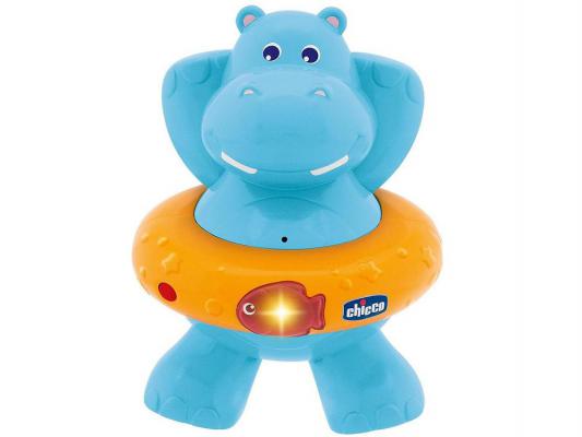 Интерактивная игрушка Chicco Счастливый бегемотик до 1 года голубой 70306