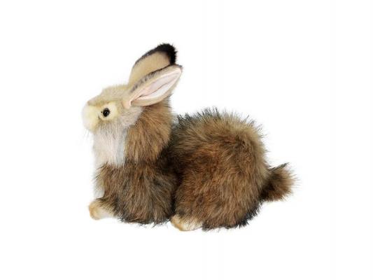 Мягкая игрушка кролик Hansa 4015 искусственный мех коричневый 25 см