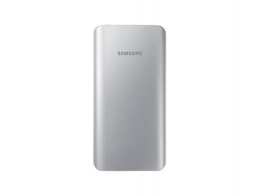 Портативное зарядное устройство Samsung EB-PA500USRGRU 5200mAh универсальный microUSB серебристый