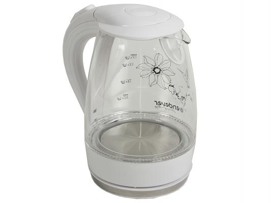 Чайник ENDEVER KR-306G 2200 Вт 1.7 л стекло белый