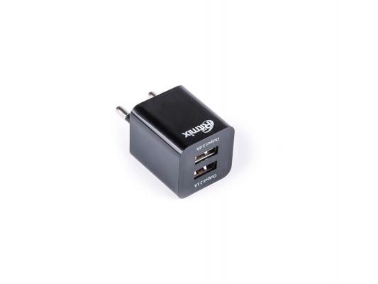 Сетевое зарядное устройство Ritmix RM-118 2.1A черный
