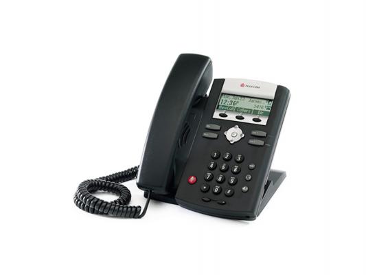 Телефон IP Polycom SoundPoint IP 331 2 линии черный 2200-12365-025