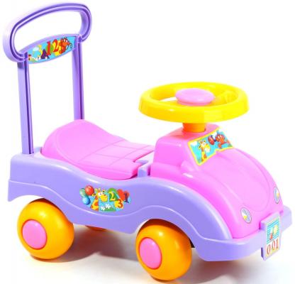Каталка-машинка Совтехстром Автомобиль для девочек цвет в ассортименте от 1 года пластик У447