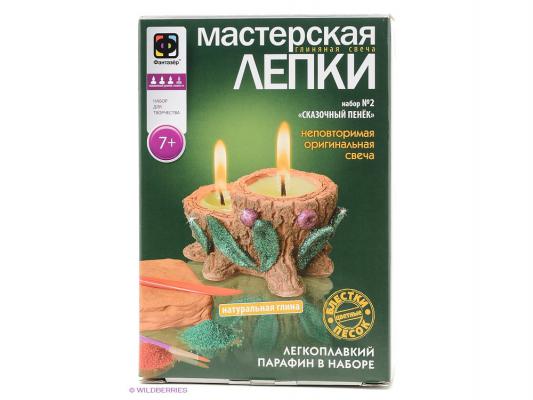 Глиняная свеча Сказочный пенек Фантазер 217022