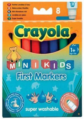 Фломастеры 8 цветных смывающихся для малышей Crayola Crayola 8324