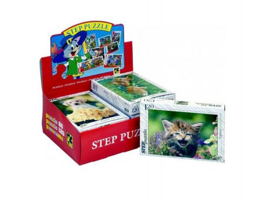 Пазл Step Puzzle Пазлы 120 Золотая серия -9 ,животные Step Puzzle 75009 (в асс-те) 120 элементов