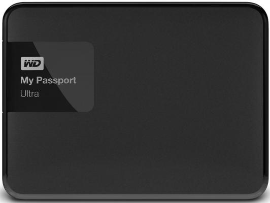 Внешний жесткий диск 2.5" USB3.0 2Tb Western Digital My Passport Ultra WDBNFV0020BBK-EEUE черный