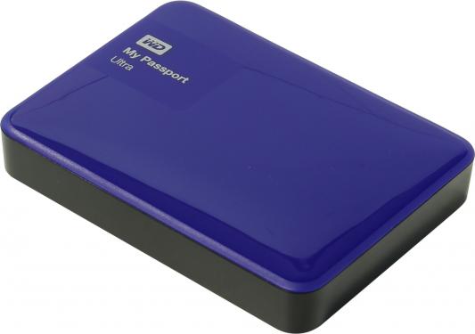 Внешний жесткий диск 2.5" USB3.0 2Tb Western My Passport Ultra WDBNFV0020BBL-EEUE синий