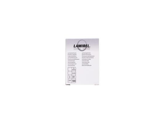 Пленка для ламинирования Fellowes Lamirel CRC-78663 125мкм 100шт 75x105