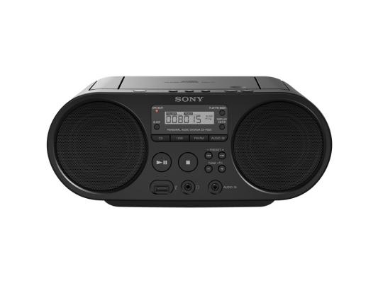 Аудиомагнитола Sony ZS-PS50BC Black CD-магнитола, мощность звука 4 Вт, MP3, тюнер AM, FM, воспроизведение с USB-флэшек