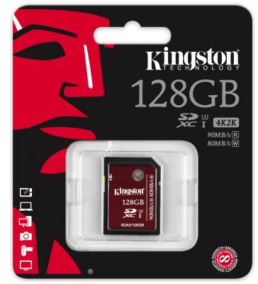 Карта памяти SDXC 128GB Class 10 Kingston SDA3/128GB