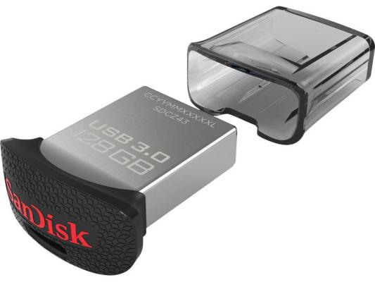 Флешка USB 128Gb SanDisk Ultra Fit SDCZ43-128G-GAM46 черный