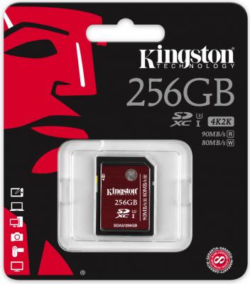 Карта памяти SDXC 256GB Class 10 Kingston SDA3/256GB