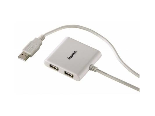 Концентратор USB 2.0 HAMA Square 39874 — белый