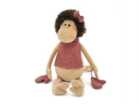 Мягкая игрушка обезьянка ОРАНЖ Мягкая игрушка Оранж Обезьяна Жози, 18 см. искусственный мех бежевый
