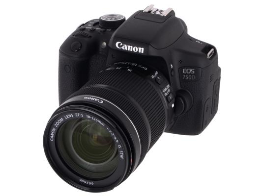 Зеркальная фотокамера Canon EOS 750D 18-135 IS STM 24Mp черный 0592C009