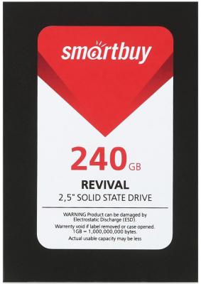 Твердотельный накопитель SSD 2.5" 240 Gb Smart Buy Revival Read 525Mb/s Write 500Mb/s TLC