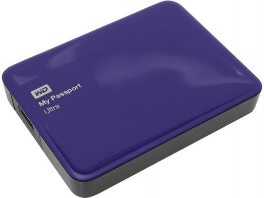 Внешний жесткий диск 2.5" USB3.0 3 Tb Western Digital My Passport Ultra WDBNFV0030BBL-EEUE синий