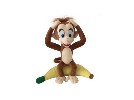Мягкая игрушка обезьянка Fluffy Family Добытчик Арчи плюш коричневый 30 см