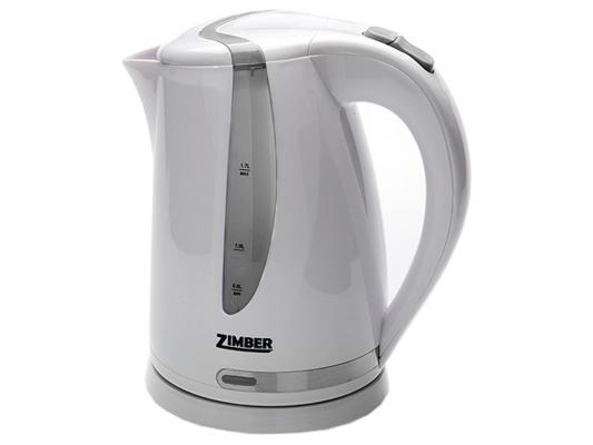 Чайник Zimber ZM-10831 2200 Вт 1.7 л пластик белый зелёный