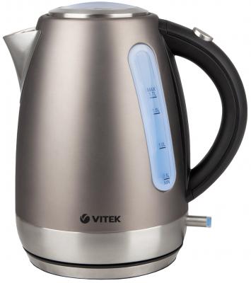 Чайник Vitek VT-7025 ST 2150 Вт серебристый 1.7 л нержавеющая сталь