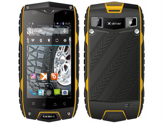 Смартфон TeXet X-driver Quad TM-4082R Dual Sim Black-Yellow черно-желтый