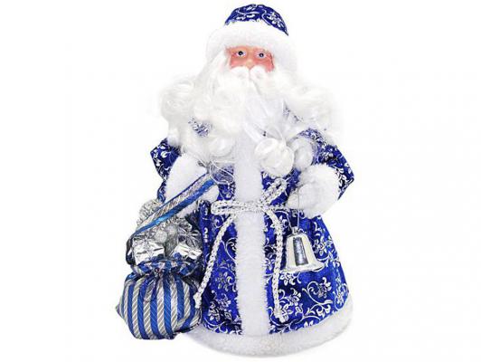 Дед Мороз Новогодняя сказка 949200 синий 25 см 1 шт пластик