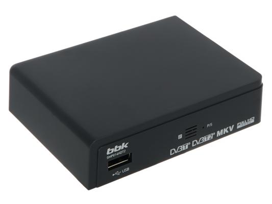 Тюнер цифровой DVB-T2 BBK SMP014HDT2 серый