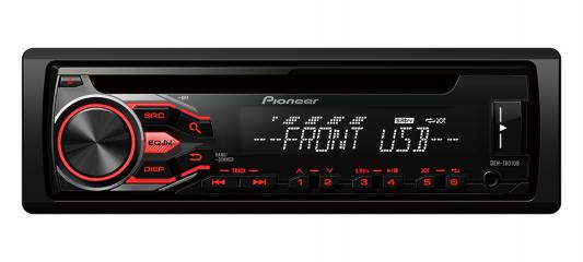 Автомагнитола Pioneer DEH-1800UB USB MP3 CD FM RDS 1DIN 4x50Вт черный