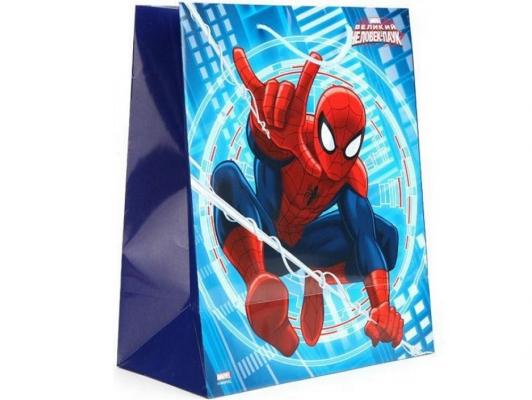 Пакет подарочный Весёлый Праздник Человек-паук 33x46х20 см CLRBG-SPM-03