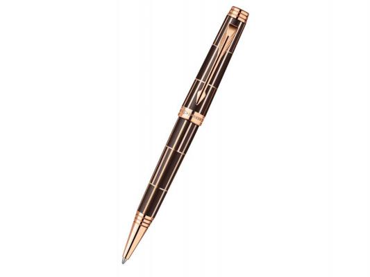 Шариковая ручка Parker Premier Luxury K565 1876379 Brown PGT чернила черные 1876379