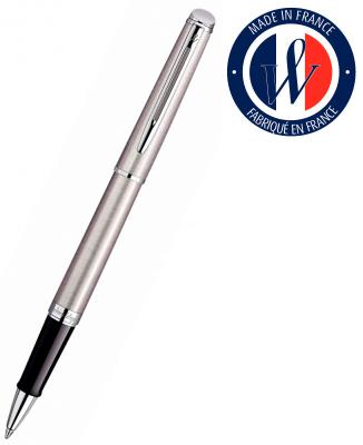 Ручка-роллер Waterman Hemisphere Steel CT черный F S0920450